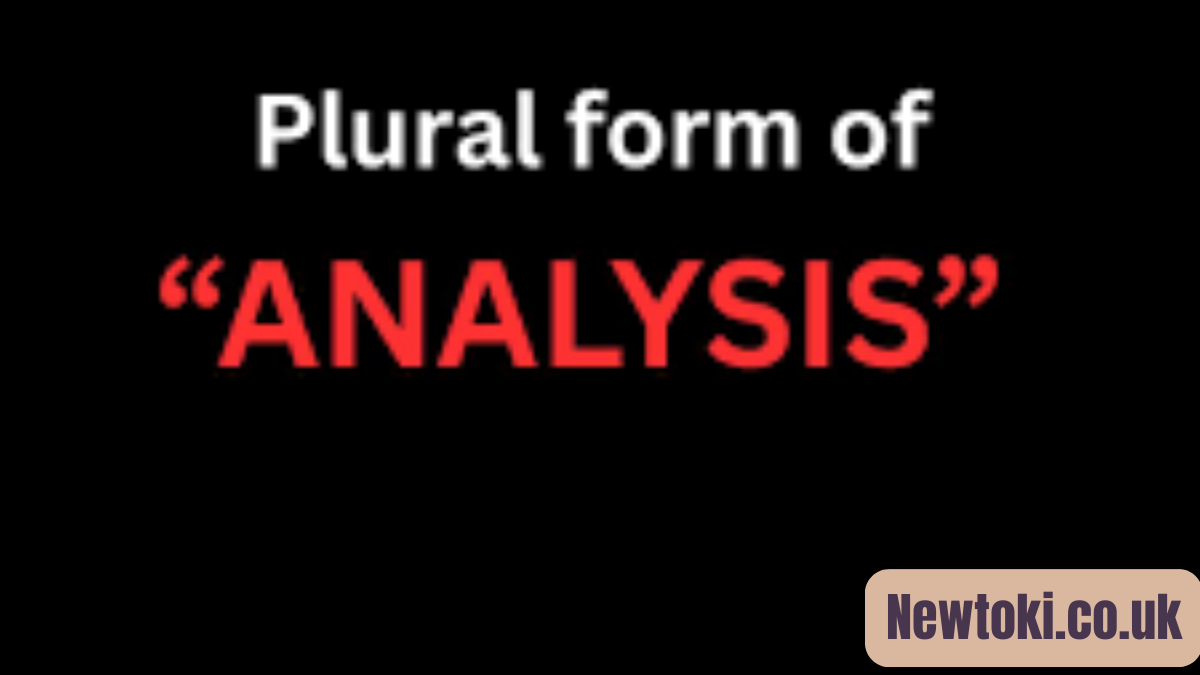 plural of analysis